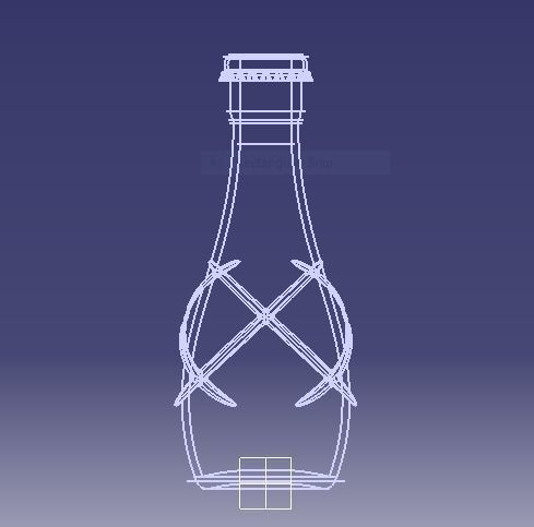 Decorative Bottle 3D print model_28