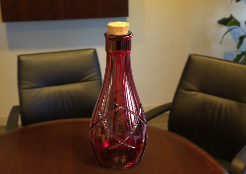 Decorative Bottle 3D print model_7