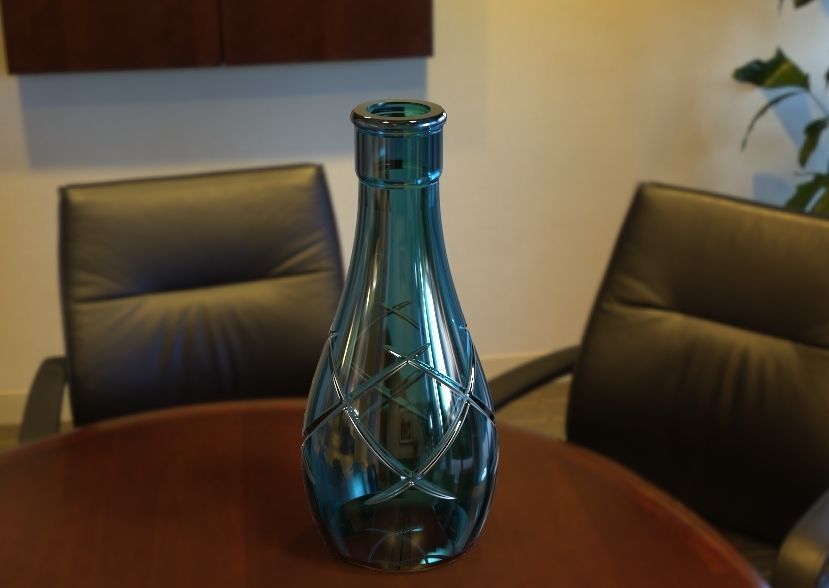 Decorative Bottle 3D print model_12