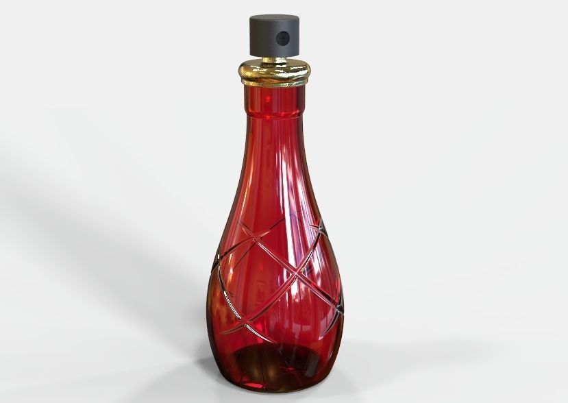 Decorative Bottle 3D print model_1
