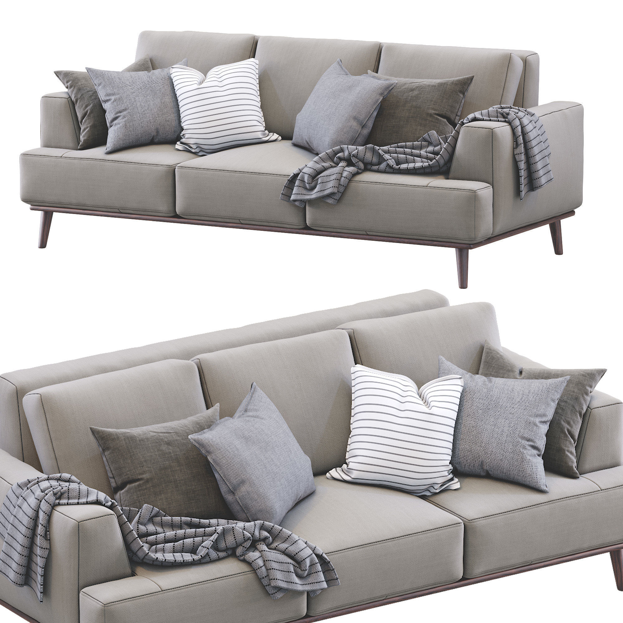 Modern Sofa 3D model_6