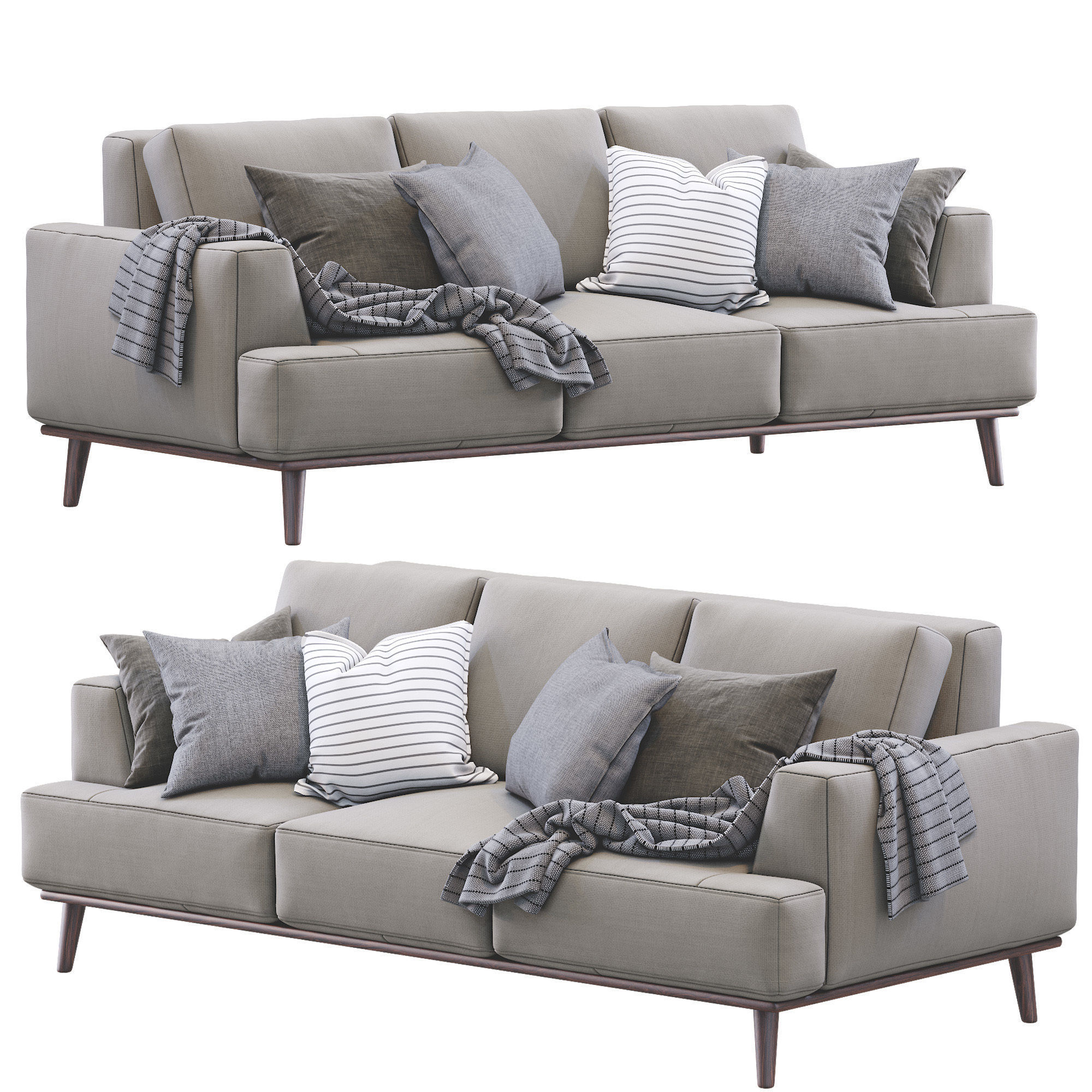 Modern Sofa 3D model_7