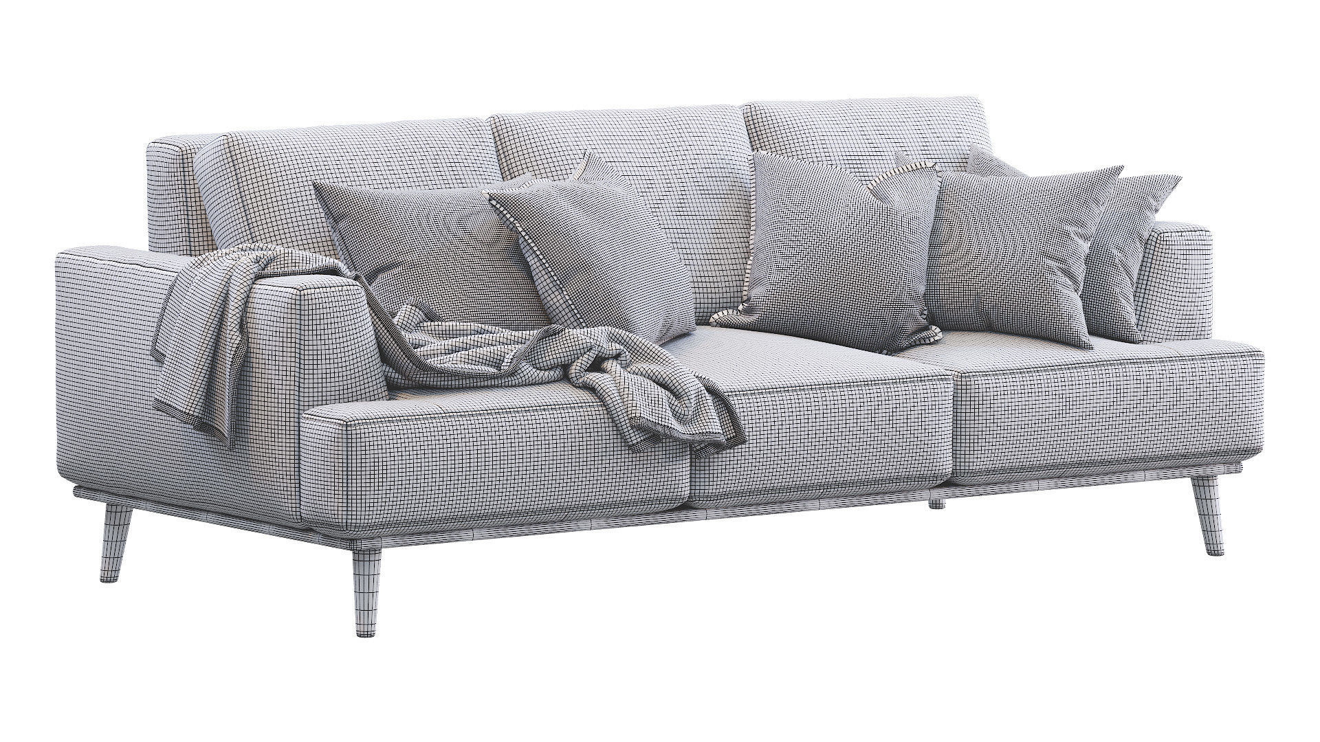 Modern Sofa 3D model_12