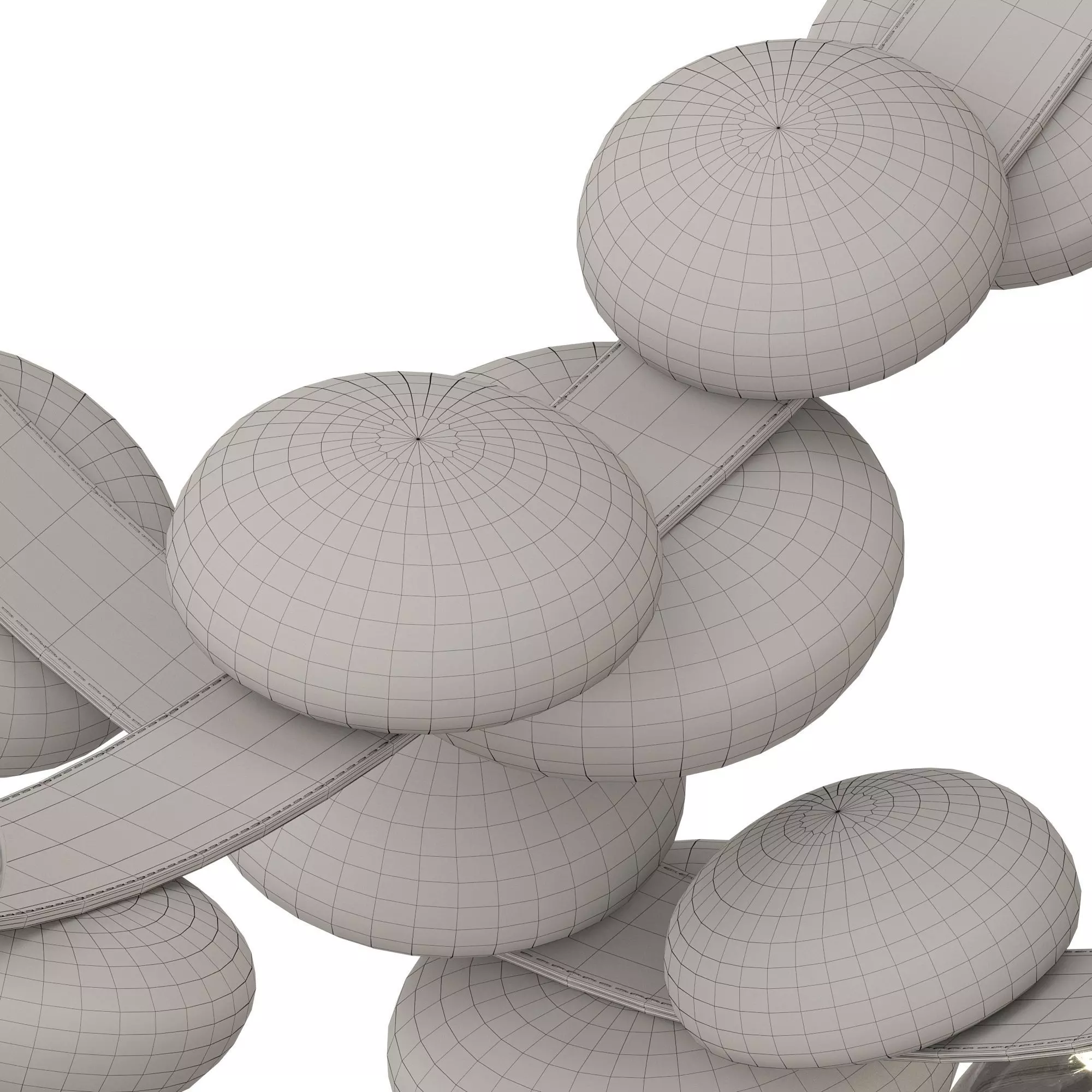 Lights spheres 3D model_0