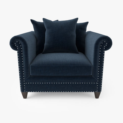 Crate and Barrel Durham Chair 3D model 5