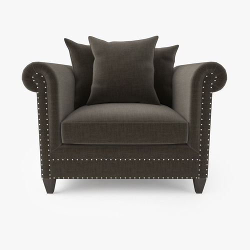 Crate and Barrel Durham Chair 3D model 4