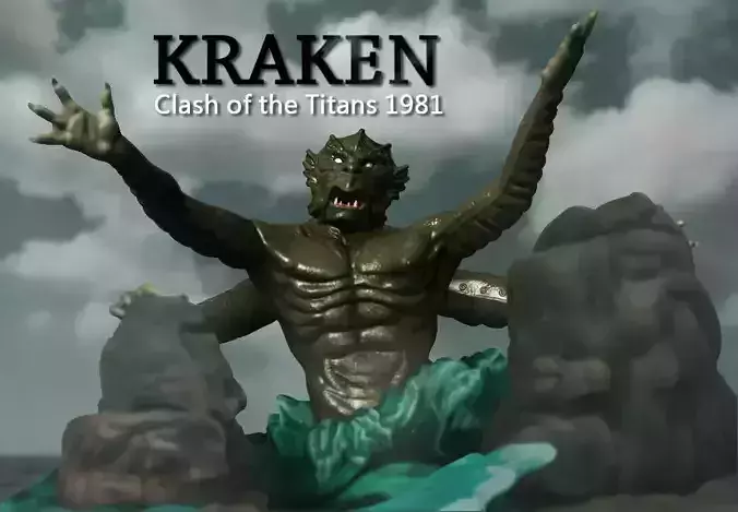 Kraken Clash of the Titans 3D print model