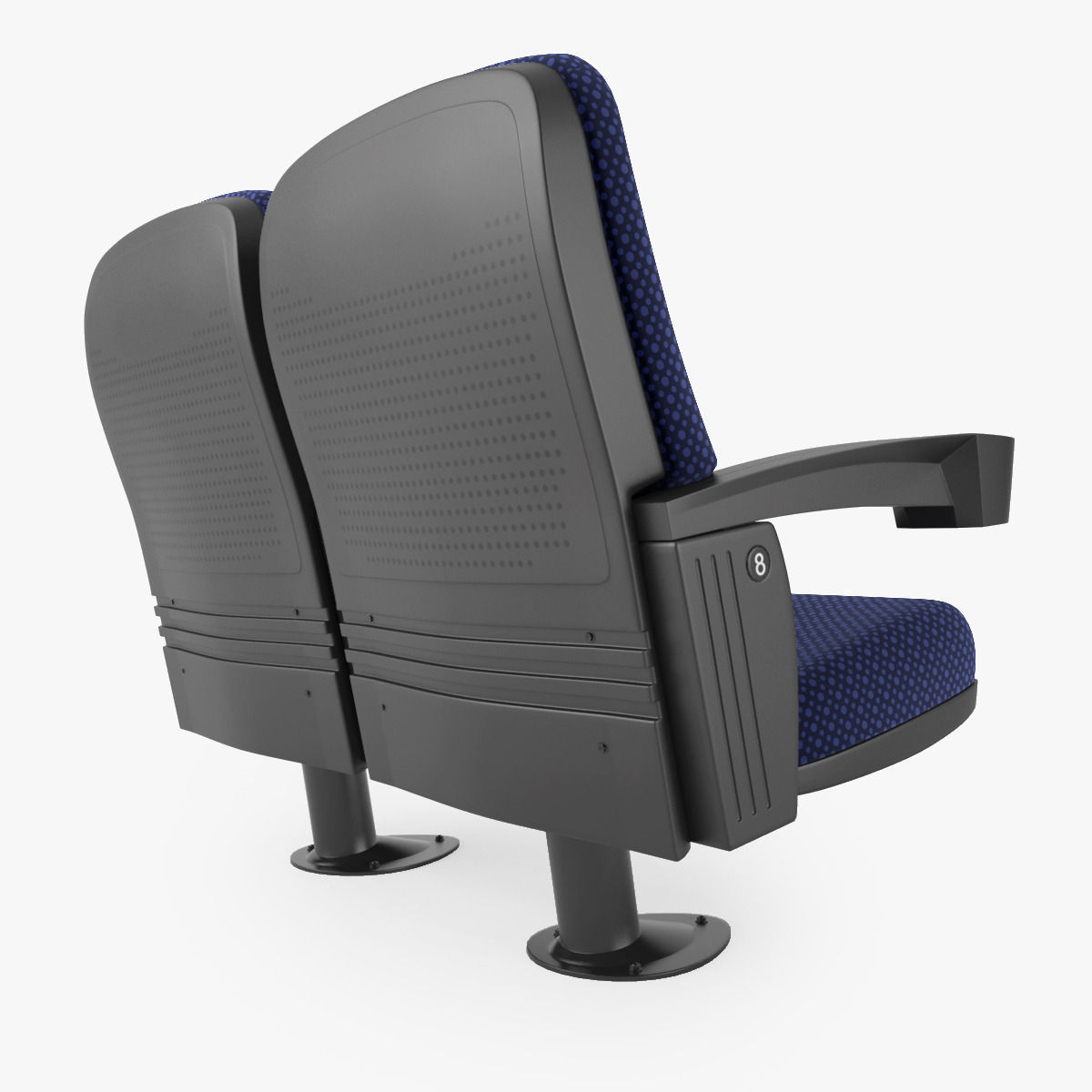 Cinema Chair 3D Model 3D model_9