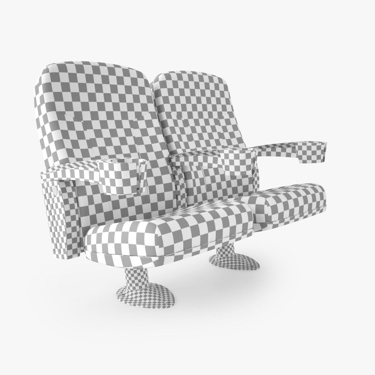 Cinema Chair 3D Model 3D model_11