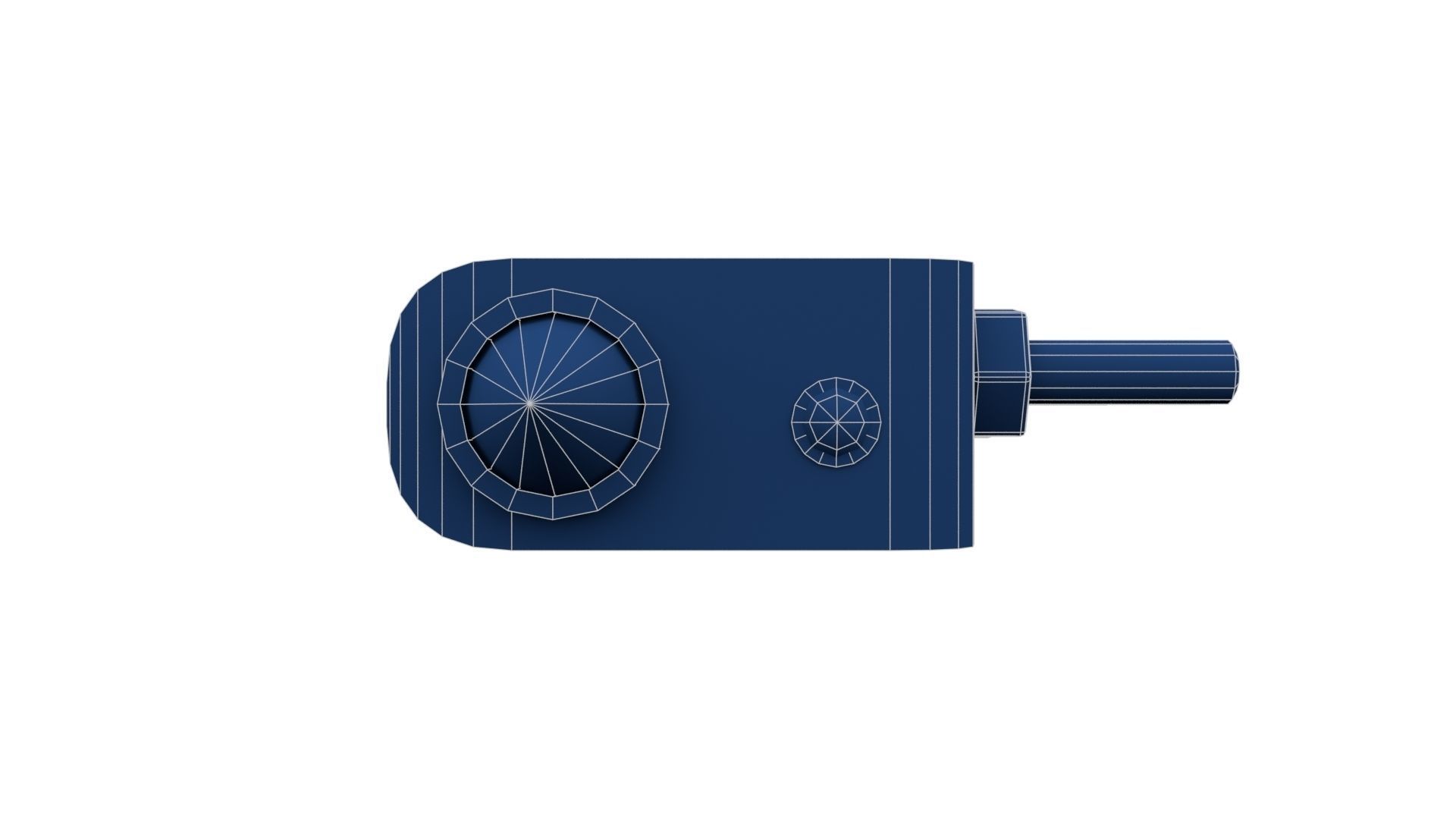 Homemade Brass Knuckles Low-poly 3D model_26