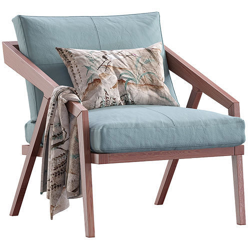 Armchair Carioca 3D model
