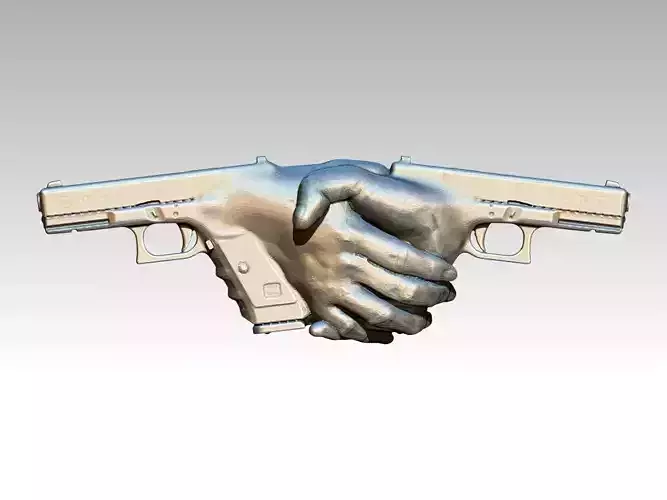 Hands GunS 3D print model
