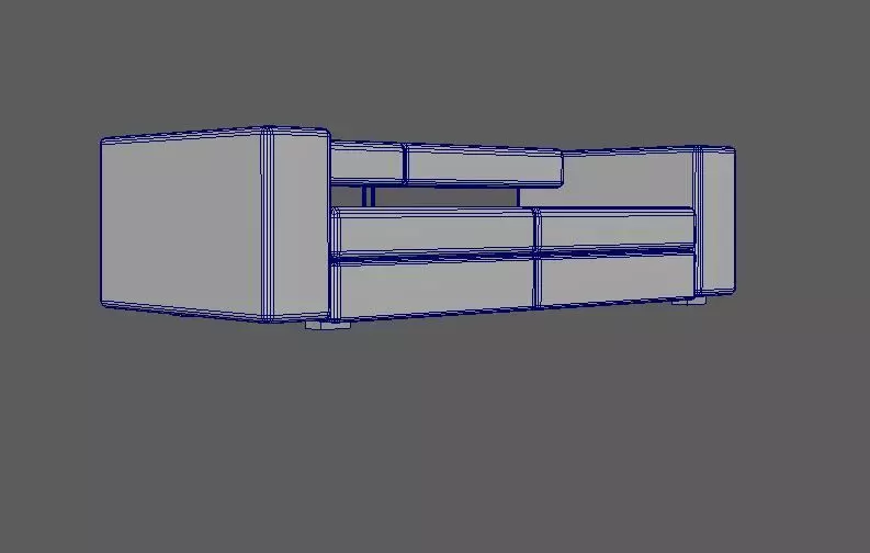 sofa lowpoly Free low-poly 3D model_0