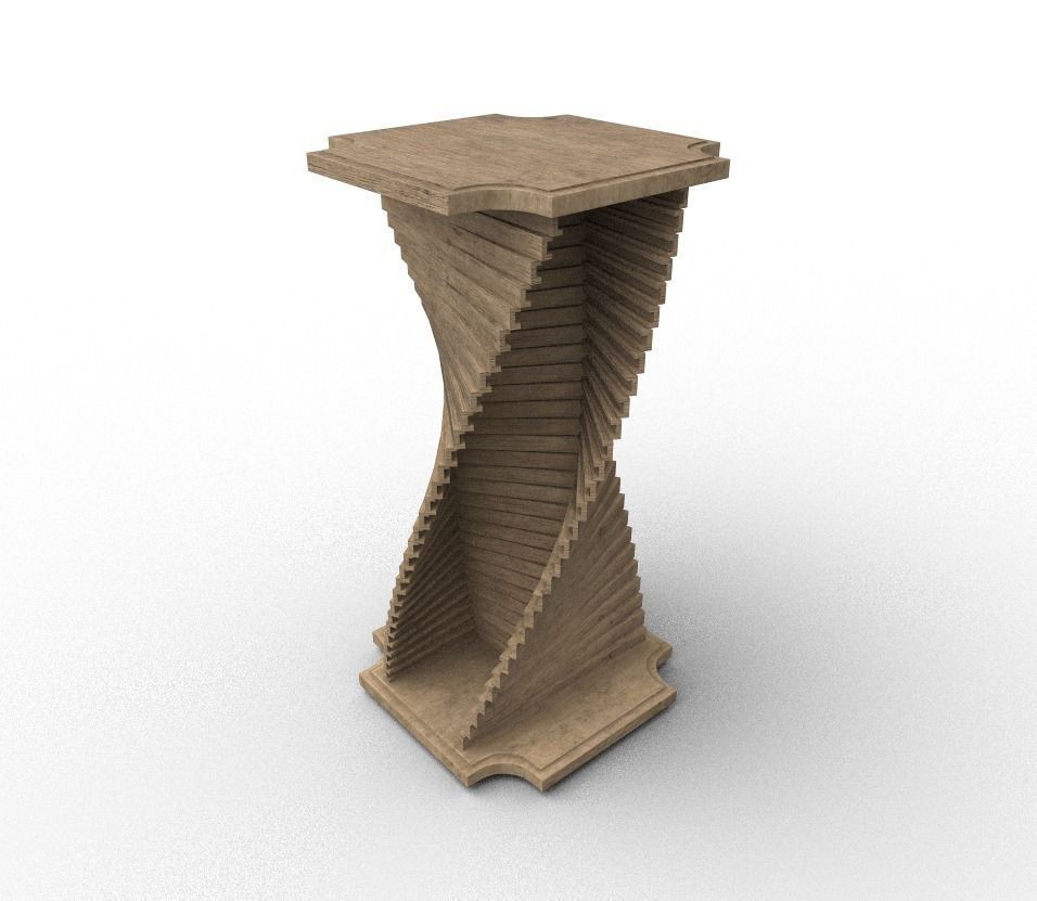 CD DVD Blu-ray disc rack 3D model_1