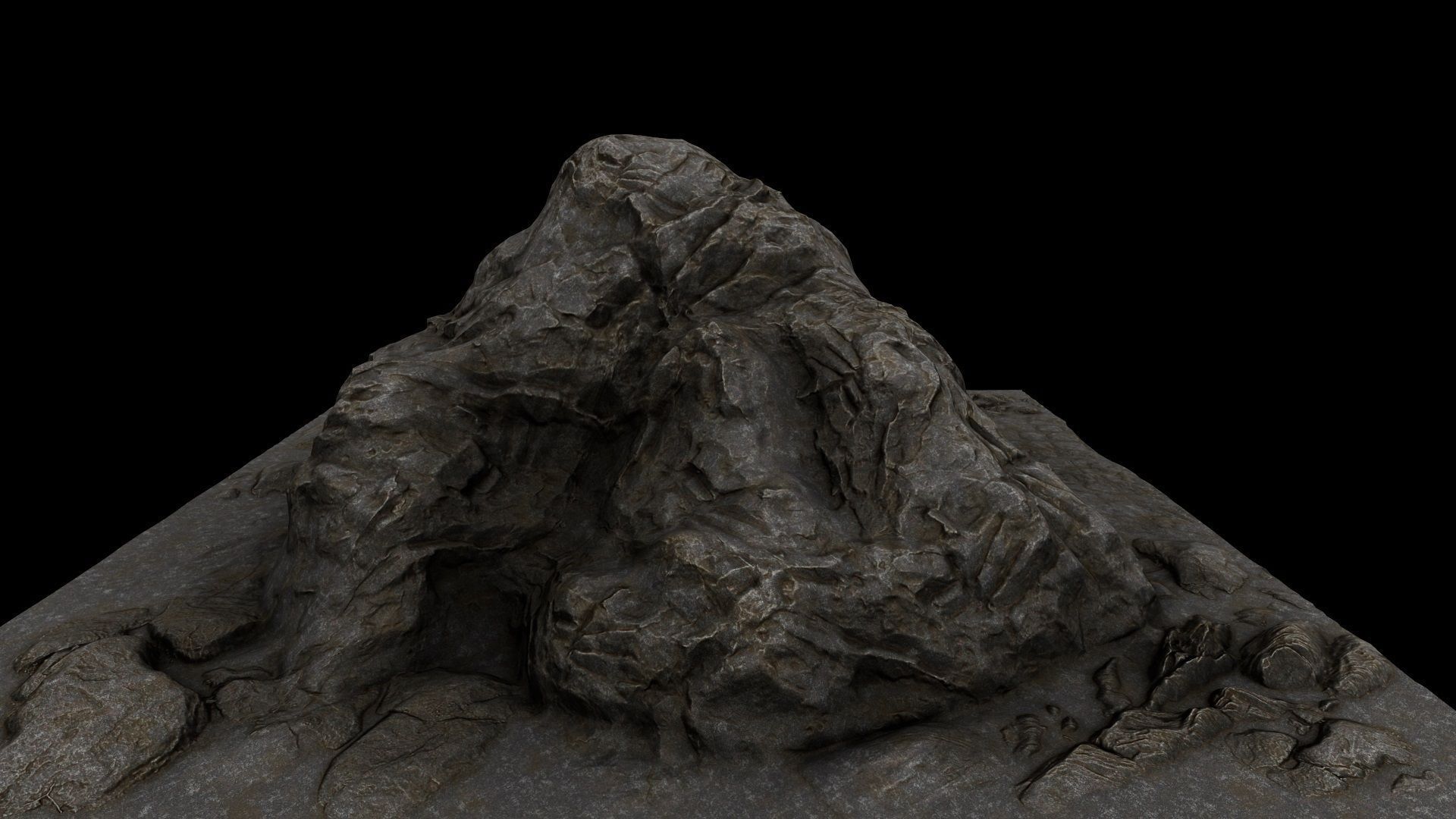 Cave Enterance 2 3D model_8