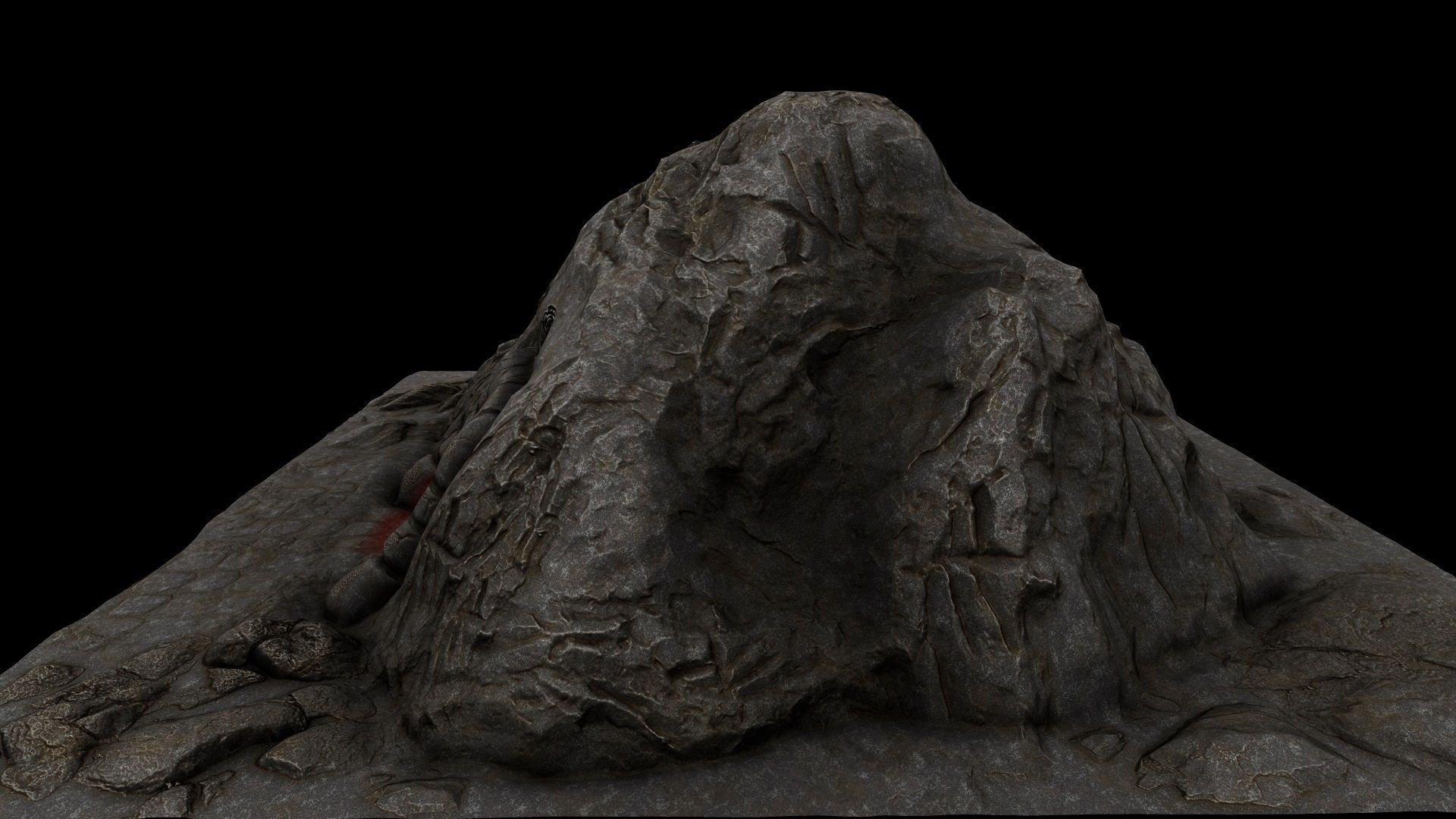 Cave Enterance 2 3D model_6