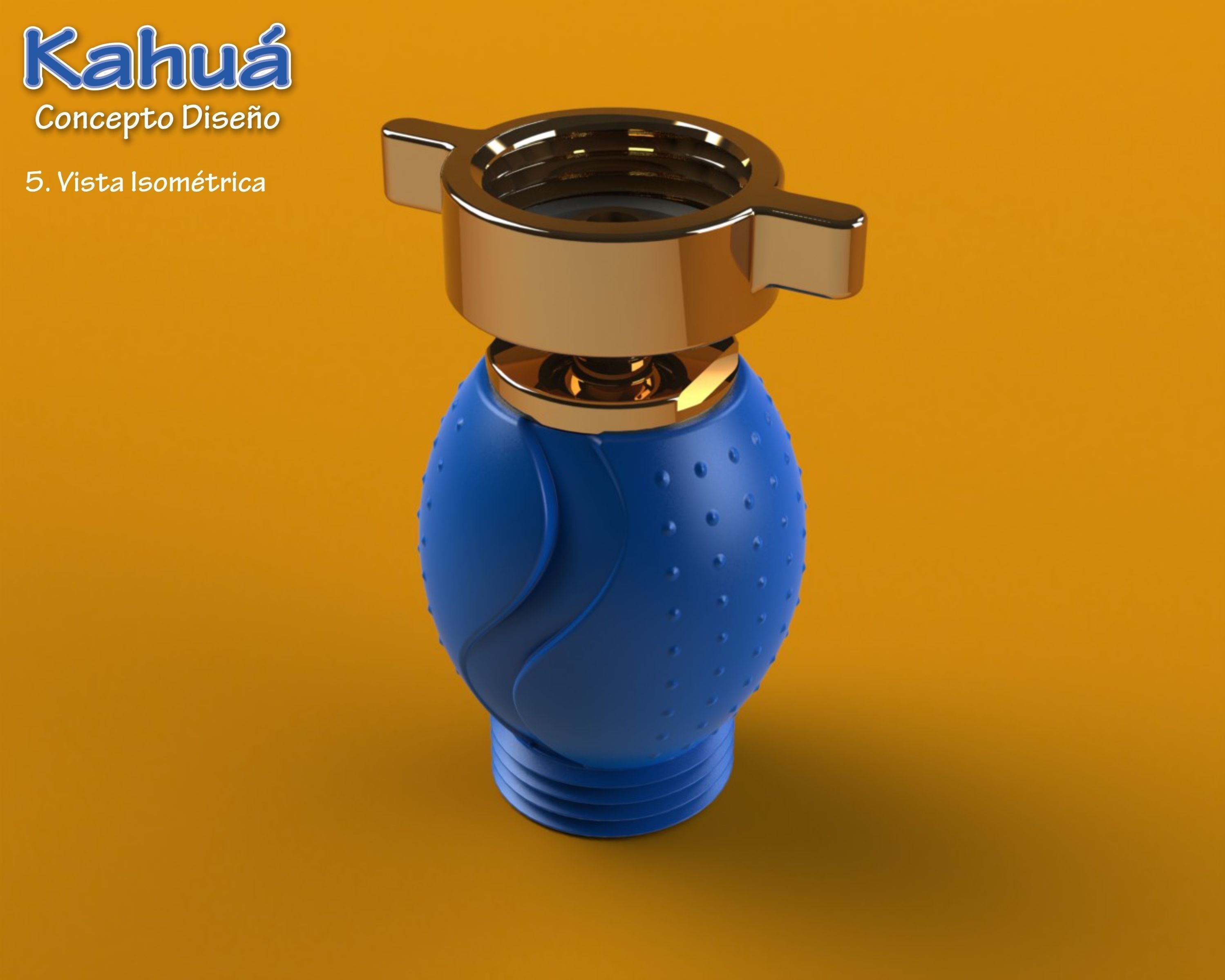 KAHUA  FAUCET ADAPTER 3D print model_1