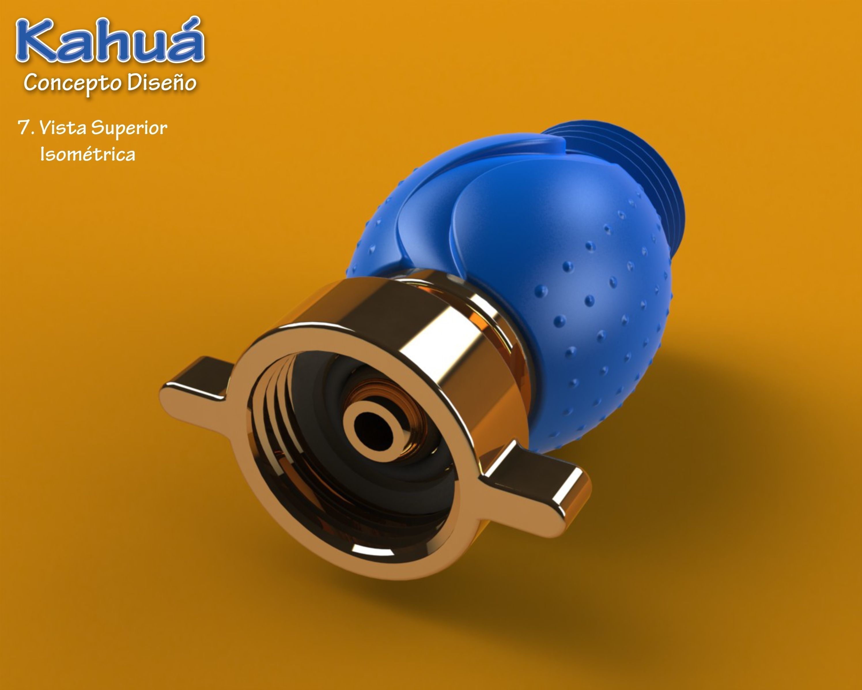 KAHUA  FAUCET ADAPTER 3D print model_3