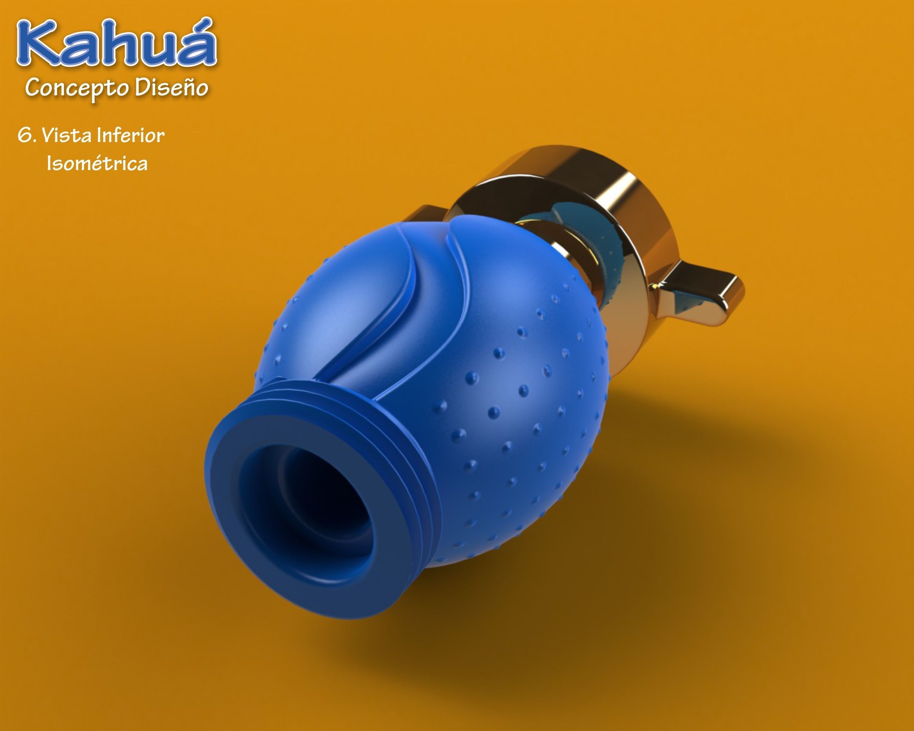 KAHUA  FAUCET ADAPTER 3D print model_5