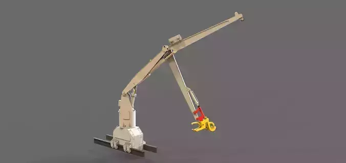 Anchor handling crane