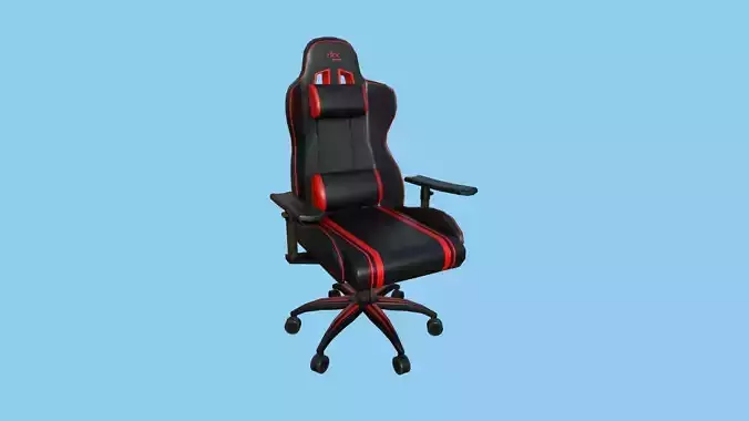 Gamer Chair 04 - Red Black - Furniture Interior Design