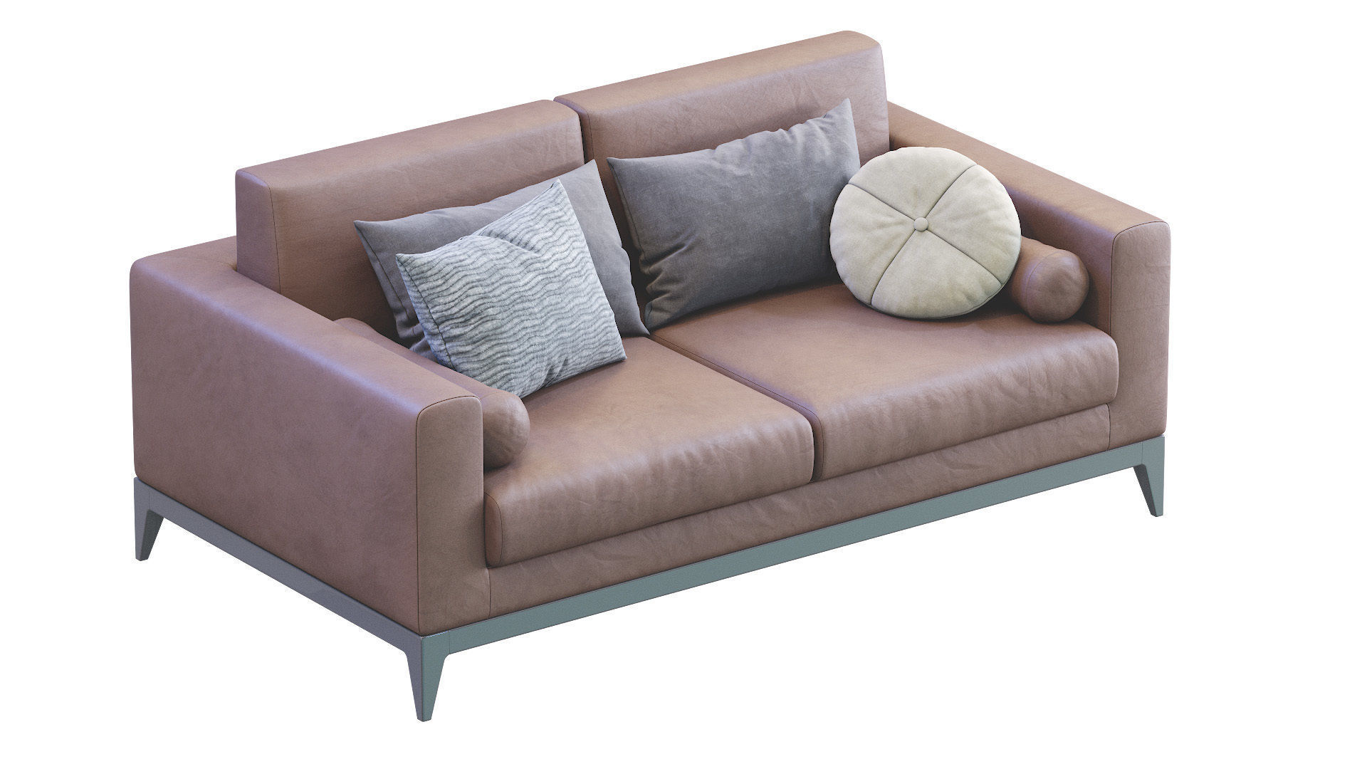 Sofa Copenhaga Leather 3D model_9