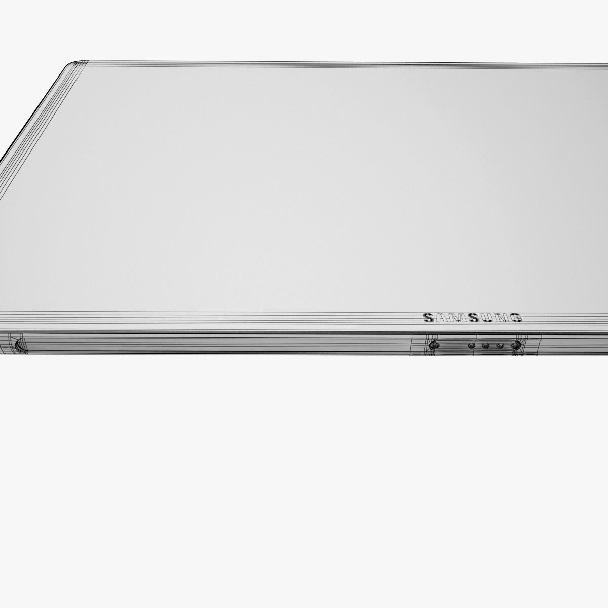 Samsung Galaxy TabPro S Black with Keyboard 3D model_18