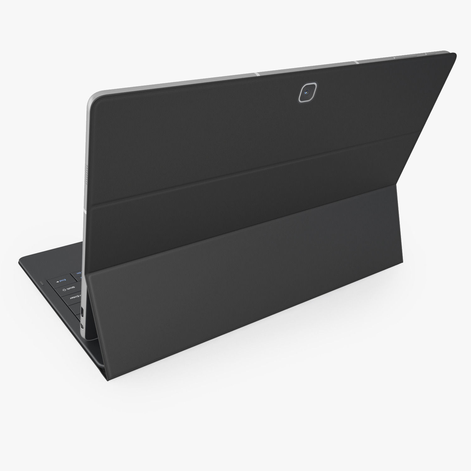 Samsung Galaxy TabPro S Black with Keyboard 3D model_5