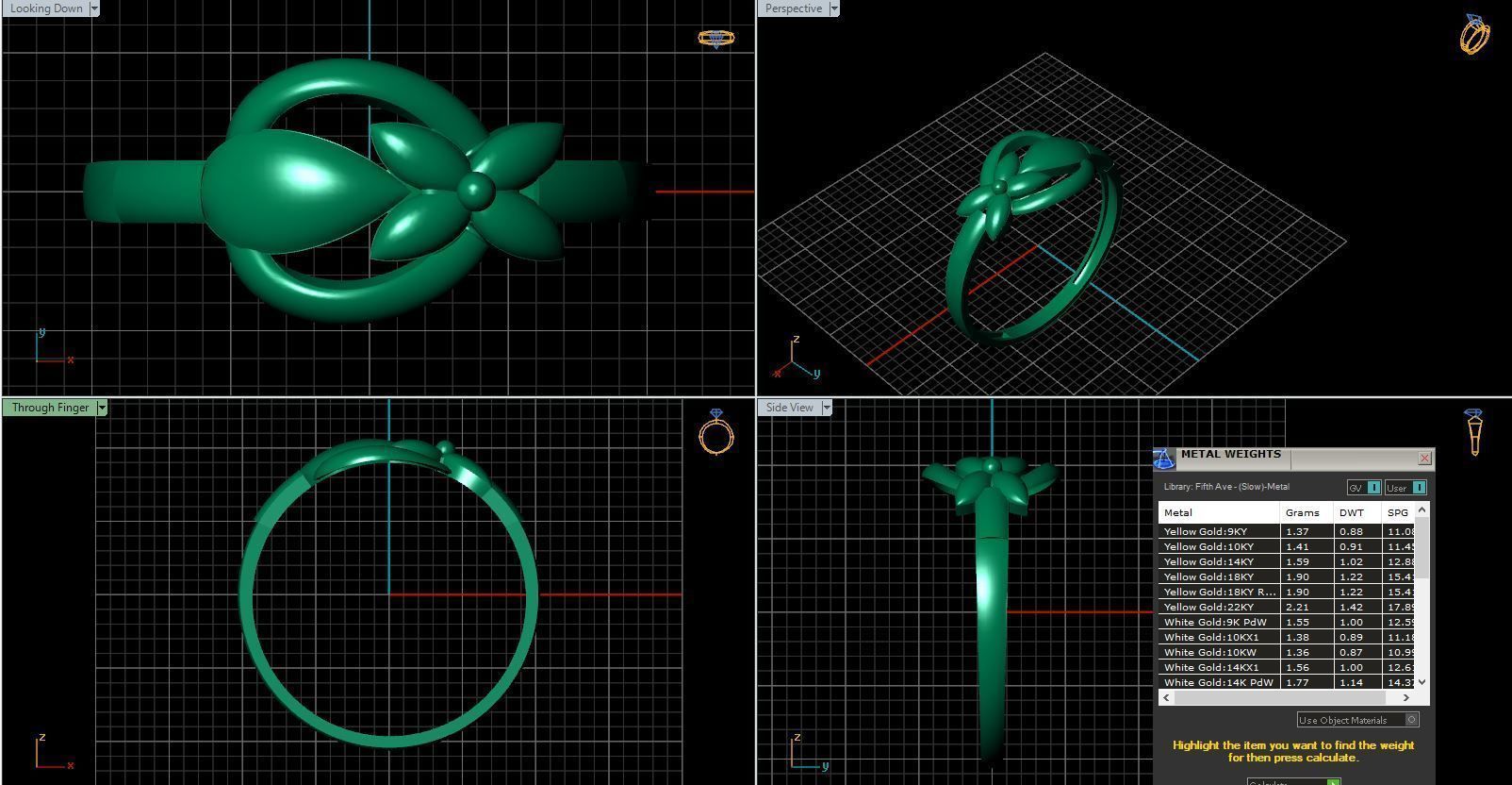 Rings ring 3D print model_18