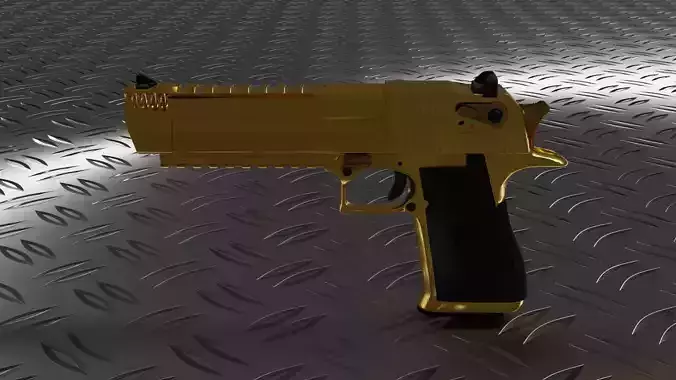 Gold desert eagle