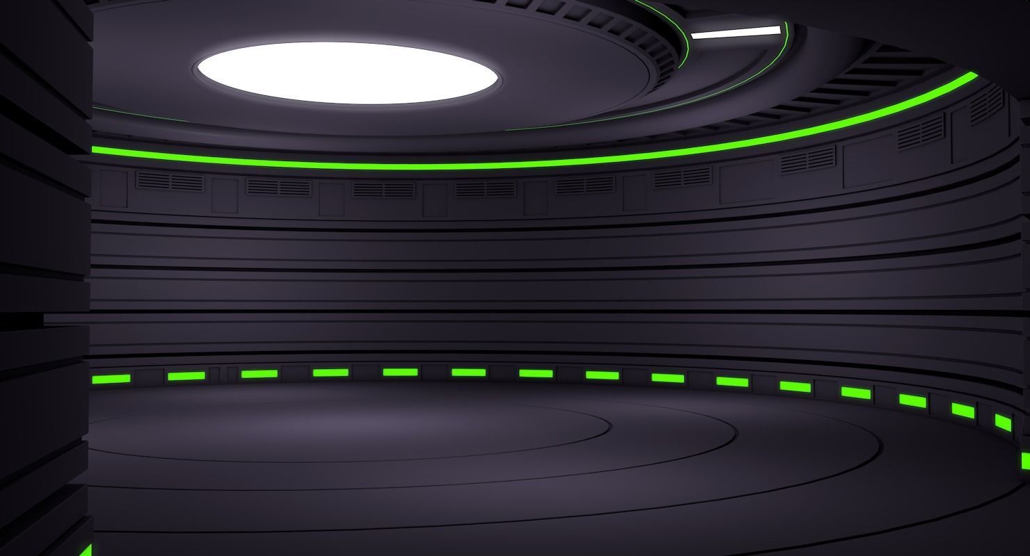 Sci Fi Room 3D model_3