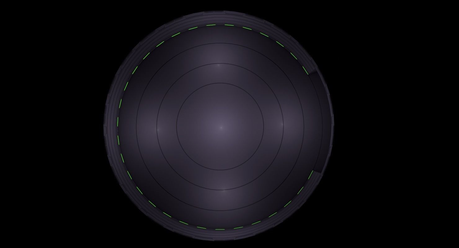 Sci Fi Room 3D model_4