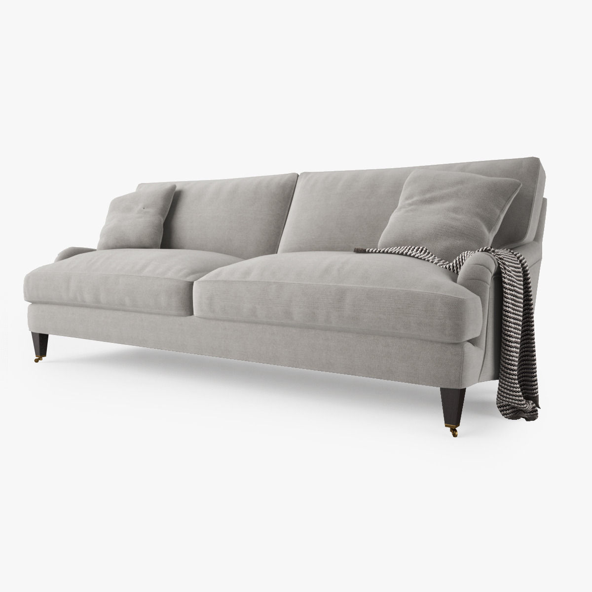 Crate and Barrel Essex Sofa Collection 3D model_1