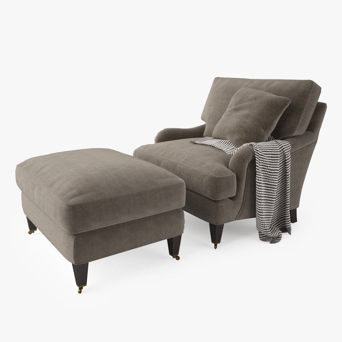 Crate and Barrel Essex Sofa Collection 3D model_11