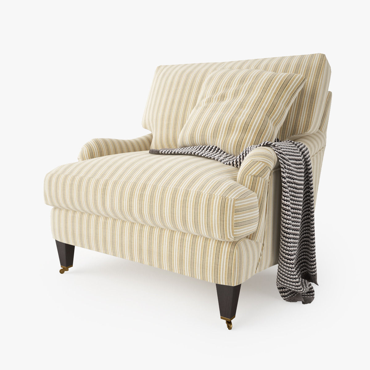 Crate and Barrel Essex Sofa Collection 3D model_12