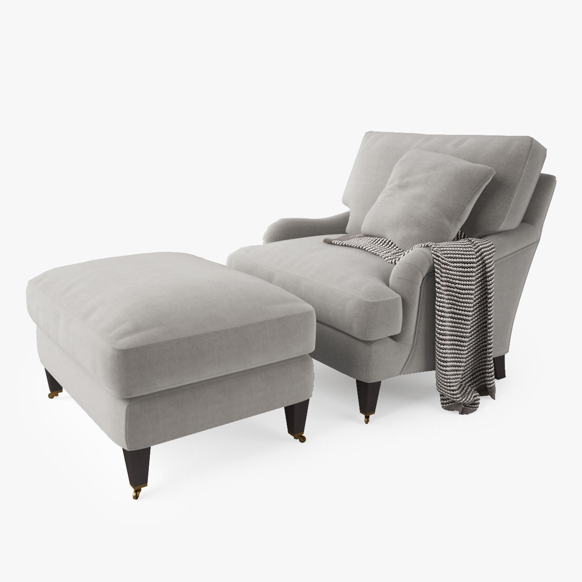 Crate and Barrel Essex Sofa Collection 3D model_9
