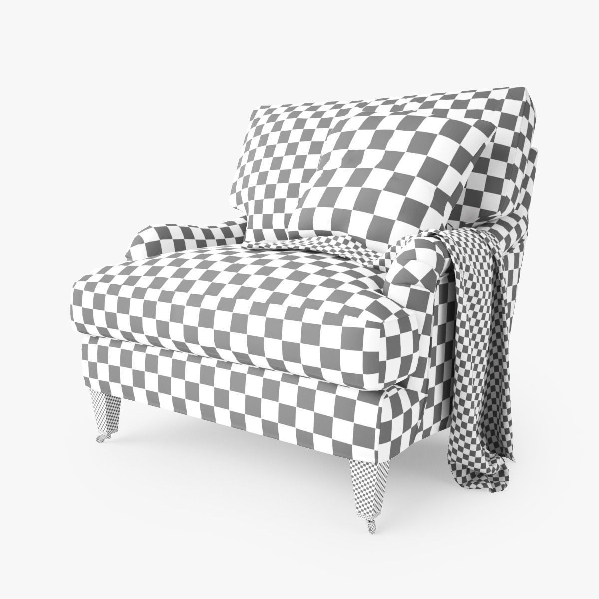 Crate and Barrel Essex Sofa Collection 3D model_22