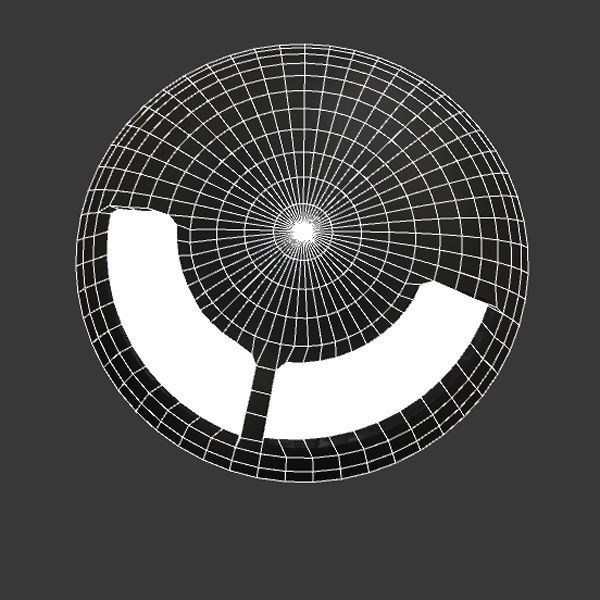 Mushroom Landscaping Light 3D model_9