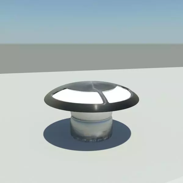 Mushroom Landscaping Light 3D model_0
