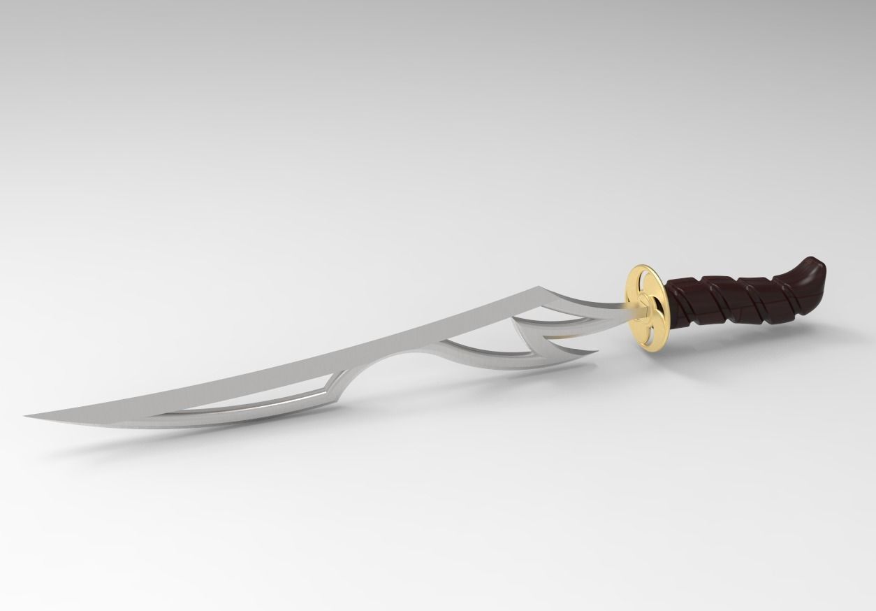 Sword weapon 3D model_8