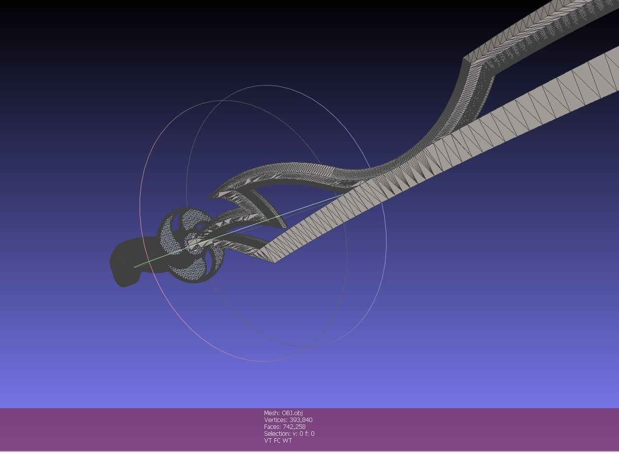 Sword weapon 3D model_6