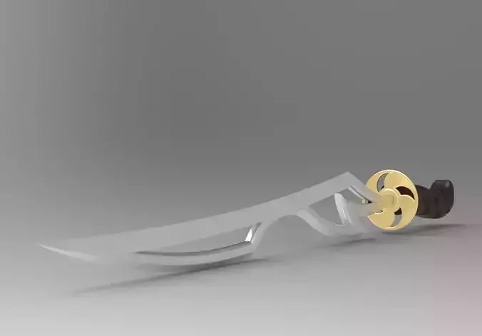 Sword weapon 3D model