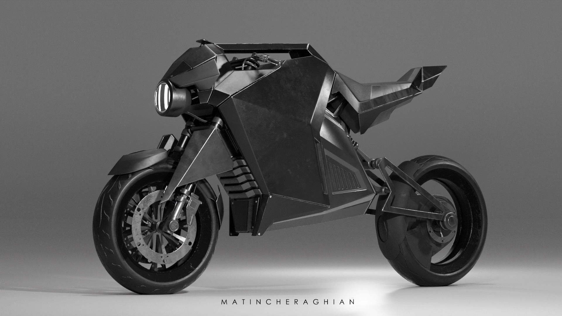 Motorcycle Designed and inspiration from Wildcow free VR / AR / low ...