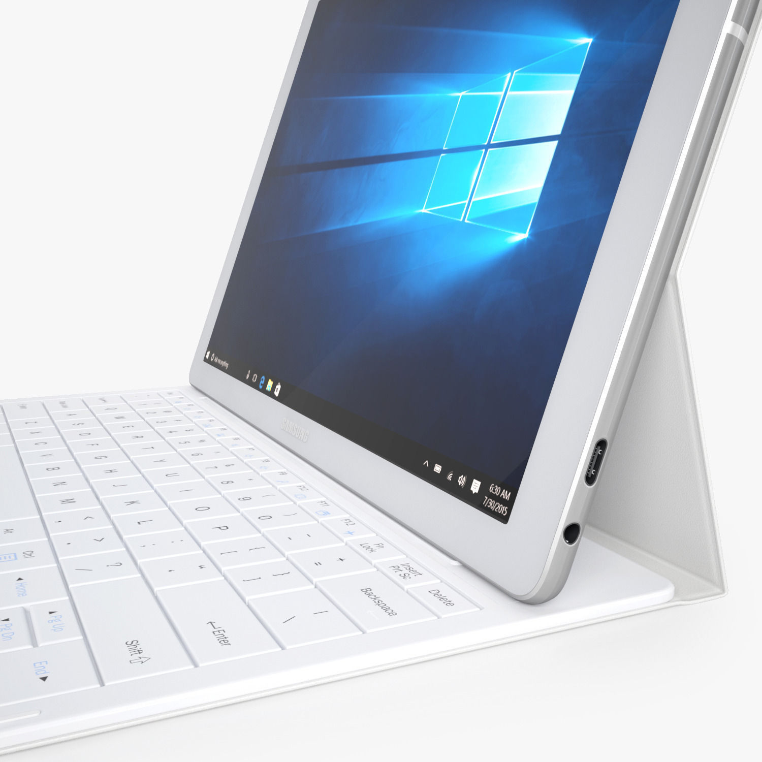 Samsung Galaxy TabPro S All Color with Keyboard 3D model_9