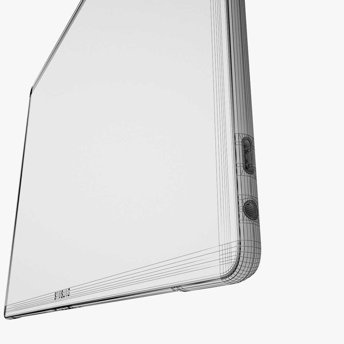 Samsung Galaxy TabPro S All Color with Keyboard 3D model_31