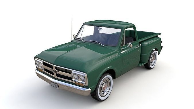 GMC C10 PICKUP STEPSIDE 1968 3D model
