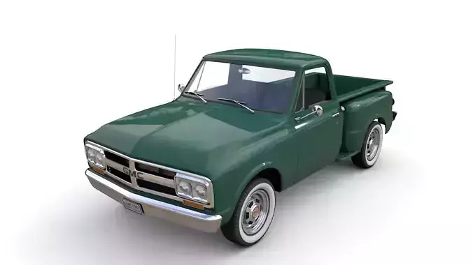GMC C10 PICKUP STEPSIDE 1968 3D model