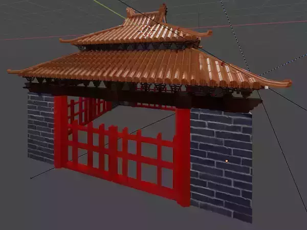 The ancient pavilion