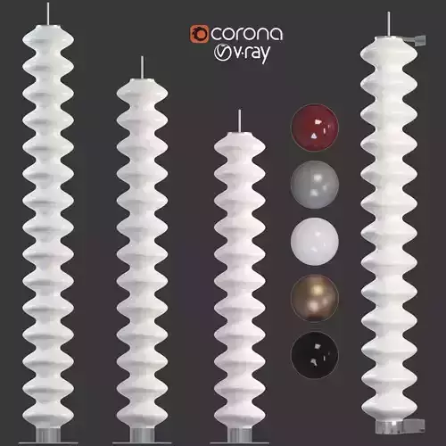 TUBES MILANO vertical 3D model