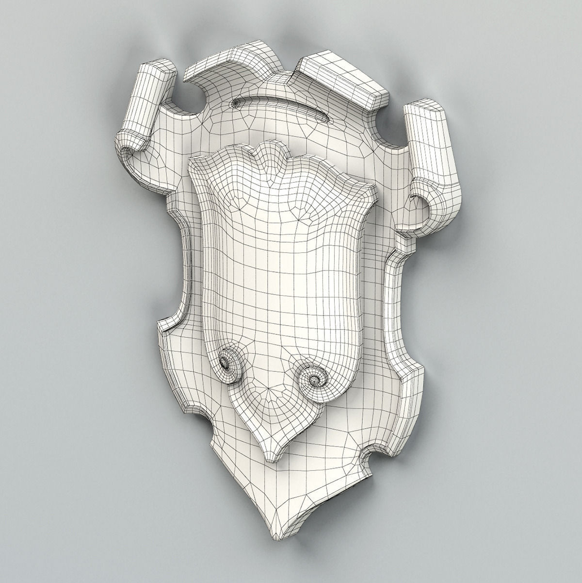 Cartouche 001 3D model_6